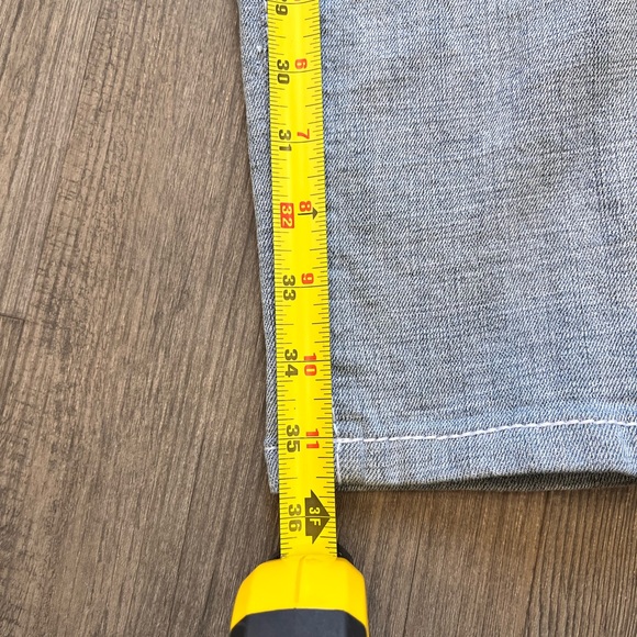 Harley Davidson distressed ripped low rise jeans. Gem and stud details. - Picture 2 of 15